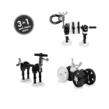 The OffBits ZebraBit építőkészlet – kreatív fém konstrukciós szett 3 az 1-ben