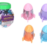 Hegyező tartállyal és radírral – űrhajó