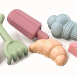 Androni 6 részes homokozó formakészlet – cukrászda