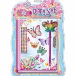 Pecoware napló zárral és tollal – Pillangók