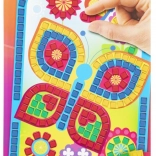 Kreatív mozaikkészlet színek szerint – metálfényű A5, pillangó motívum