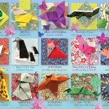 COBBLE HILL puzzle origami állatkák – 500 darabos