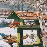 Puzzle COBBLE HILL Udvari lakoma 1000 darab