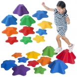 Érzékszervi Ösvény Színes Kavicsok 3 méretben