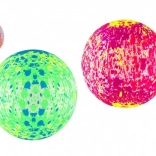 Színes felfújható labda fröcskölős mintával, 22 cm