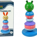 Fa oktatási piramis békával