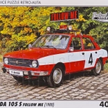 Retro Puzzle Škoda 105 S Kövess Engem 40 darabos