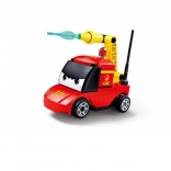 Sluban Visszahúzós szemű tűzoltó autócska