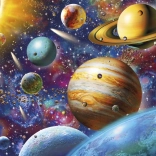 Bolygók puzzle 1000 darabos DINO