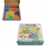 Mozaik színes sablonokkal, 96 darab