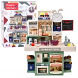 Gőzzel, fényekkel és hangokkal működő gyerekkonyha – 33 kiegészítő