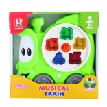 Hangos vonat fényhatásokkal