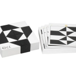 Detoa tangram fekete‑fehér logikai játék