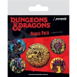 DUNGEONS & DRAGONS kitűzőkészlet