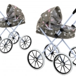 Babaszekér csillagokkal és szürke felhőkkel