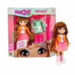 Panenka Unique Eyes – divatkészlet kiegészítőkkel, 25 cm