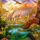 Puzzle Dinoland témával a Ravensburger-től, 500 darabos