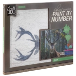 Gyémánt festés szarvas - 40 x 50 cm