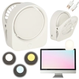 Vezeték nélküli csíptetős éjjeli olvasólámpa – fehér