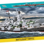 COBI Historical Collection – TIRPITZ csatahajó építőkészlet (1:300, 2810 elem)