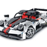 Versenyautó építőkészlet RC vezérlővel és alkalmazással