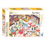 Puzzle BRAIN TREE Food Mart – önkiszolgáló, 1000 darab