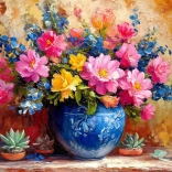 Élvezze kirakós Vörösödő sarok 1000 darab