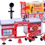 Tűzoltóállomás építőkészlet, 59 darabos