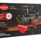 Interaktív gyerek mozdony tárolórekesszel és fényekkel