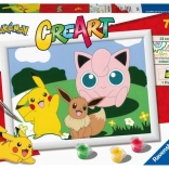 CreArt Pokémon – számozott kifestő