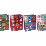 Ajándéktáska M 26 × 32 × 10 cm Karácsony