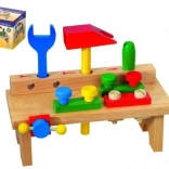 Detoa munkapad – fa munkapad szerszámokkal