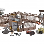 Katonai erőd helikopterrel és effektekkel 177 cm