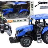 RC traktor 2.4G távirányítással és hangokkal – kék