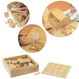 Találd Ki Tapintással, Fedezd Fel a Formákat 12 Darabos Készlet Masterkidz