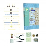 Cement ékszerek és karkötők készítése arany fóliával