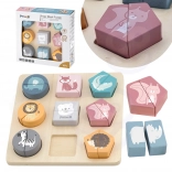 Viga fa állatos kirakó