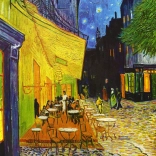 Puzzle Vincent van Gogh: Kávéházi terasz éjjel 1000 darab