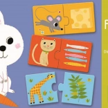 Duo Puzzle DJECO: Mi lesz ma ebédre?