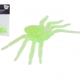 világító műanyag pókok sötétben 20 db