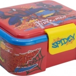 SPIDER-MAN uzsonnás doboz, 3 rekesszel