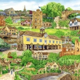 Cotswolds útjai puzzle, 500 darabos