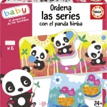 EDUCA Baby Puzzle Panda Bimba és barátai