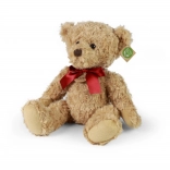 Retro ülő plüss medve 28 cm Környezetbarát