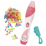 Nagy készlet hajgyöngyök felfűzéséhez