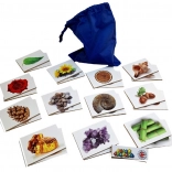 Természetes anyagok - fa memóriajáték 24 darabbal