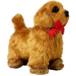 Interaktív kiskutya – sétál és ugat, barna