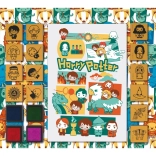 Szórakoztató bélyegzők HARRY POTTER blokkal – habszivacs készlet 14 bélyegzővel és 4 színes tintapárnával