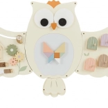 Fa motorikus tábla bagoly 2Kids Toys – nagy fali busy board