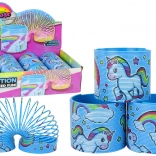 Kultikus kék rugó egyszarvúval, relaxációs, 6 cm